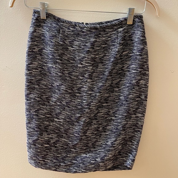 Calvin Klein Dresses & Skirts - Calvin Klein 2P Tweed Skirt white/purple/grey/black